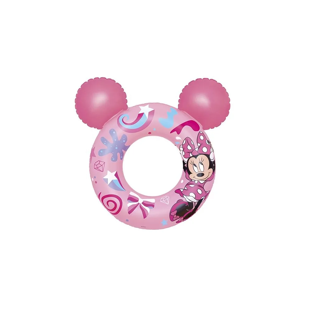 Bestway flotador Disney Minnie Mouse con orejas 74x76 cm