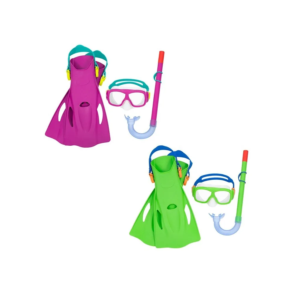 Bestway Set Snorkel Junior Correa Anatomica Color Surtido 37-41