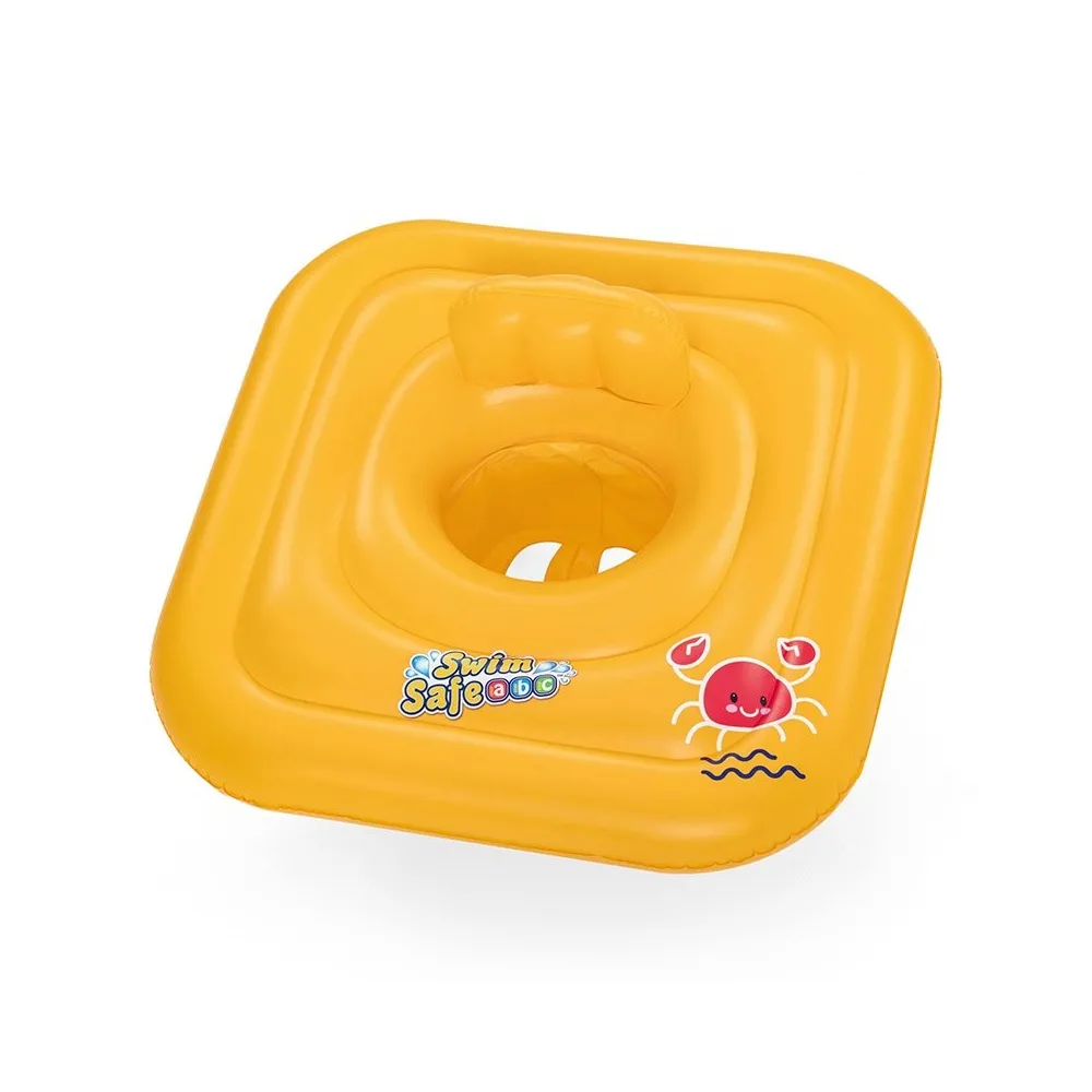 Bestway Flotador Hinchable 3 Aros Asiento Bebe 76x76 cm