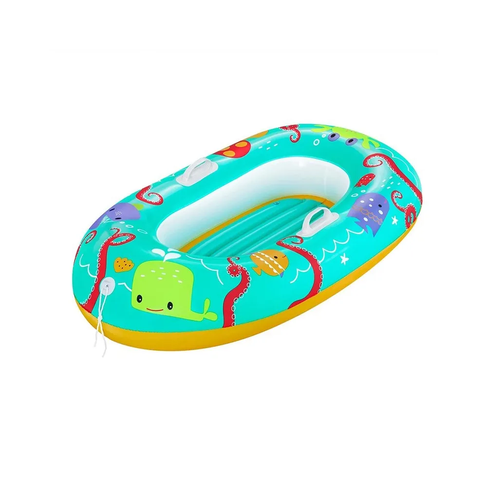 Bestway barca hinchable infantil crustaceos felices 119x79 cm