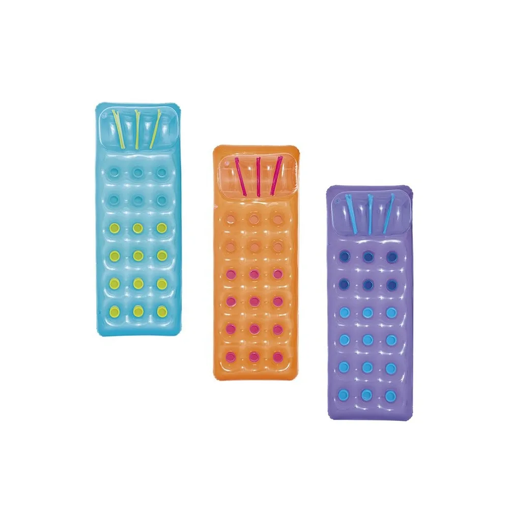 Colchoneta Hinchable Vasos con Almohada Bestway 188x71 cm