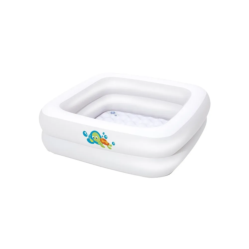 Bestway Bañera Hinchable Bebe Acolchado 86x86x25 cm