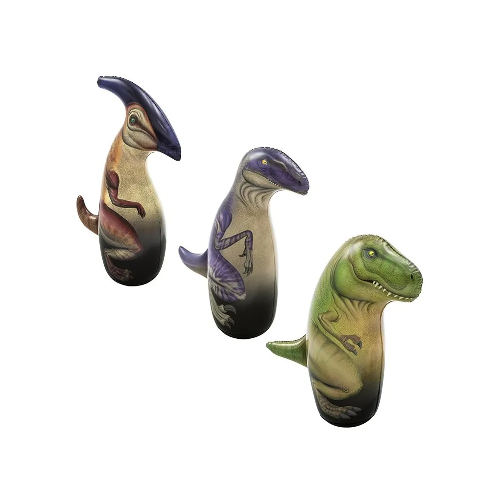 Divertido saco de boxeo hinchable forma dinosaurio Bestway