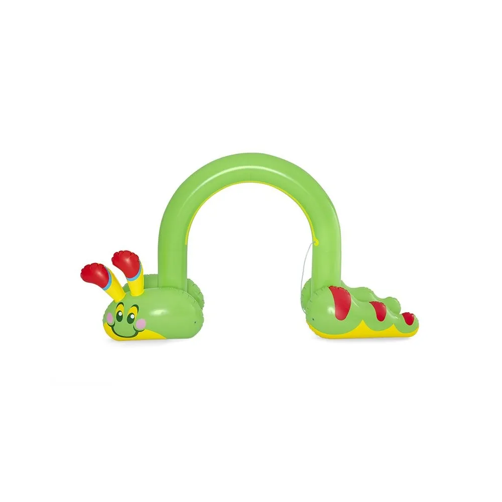 Divertido aspersor hinchable en forma de gusano Bestway