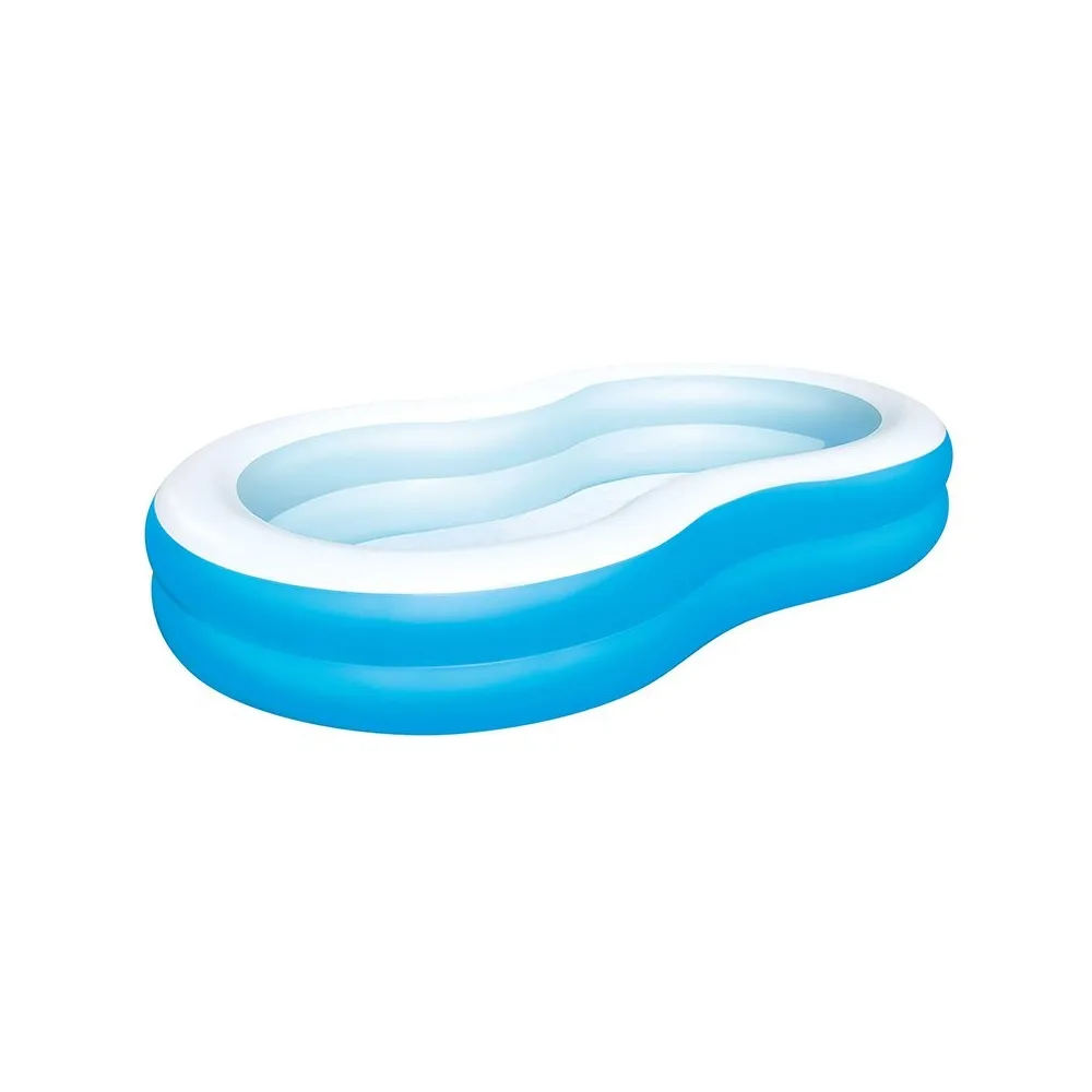 Bestway piscina hinchable 2 camaras gran lago 262x157x46 cm