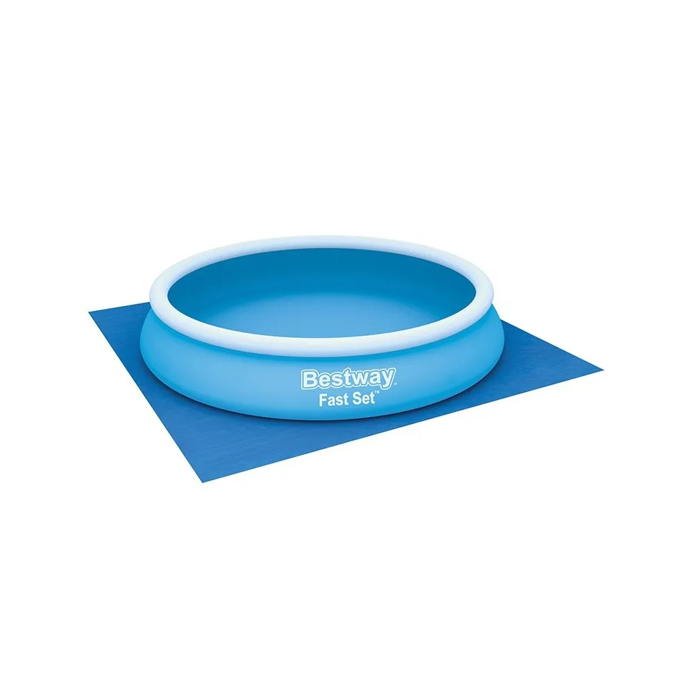 Bestway suelo piscina protector 396x396 cm jardin