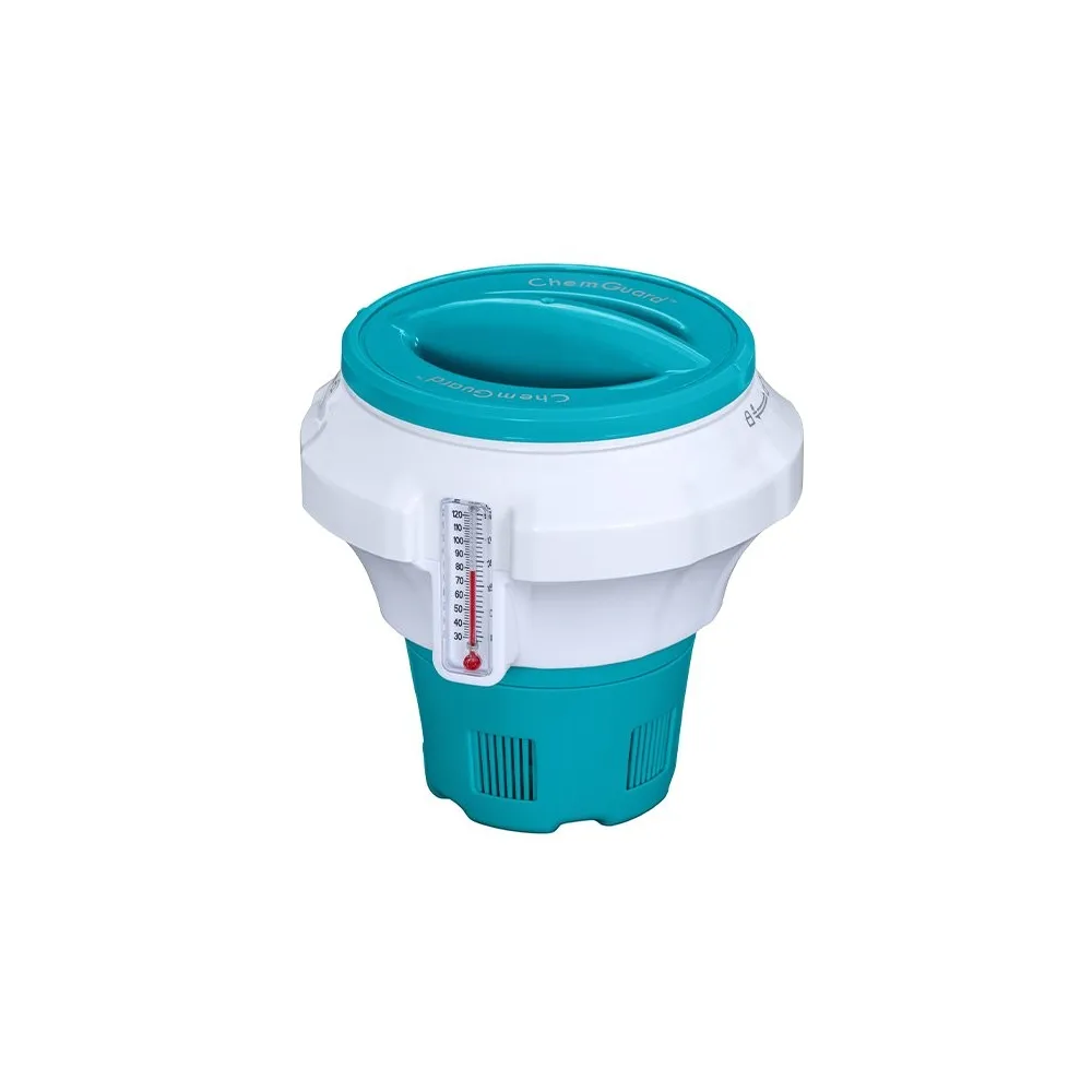 Bestway dispensador de cloro grande con termometro piscina y jardin