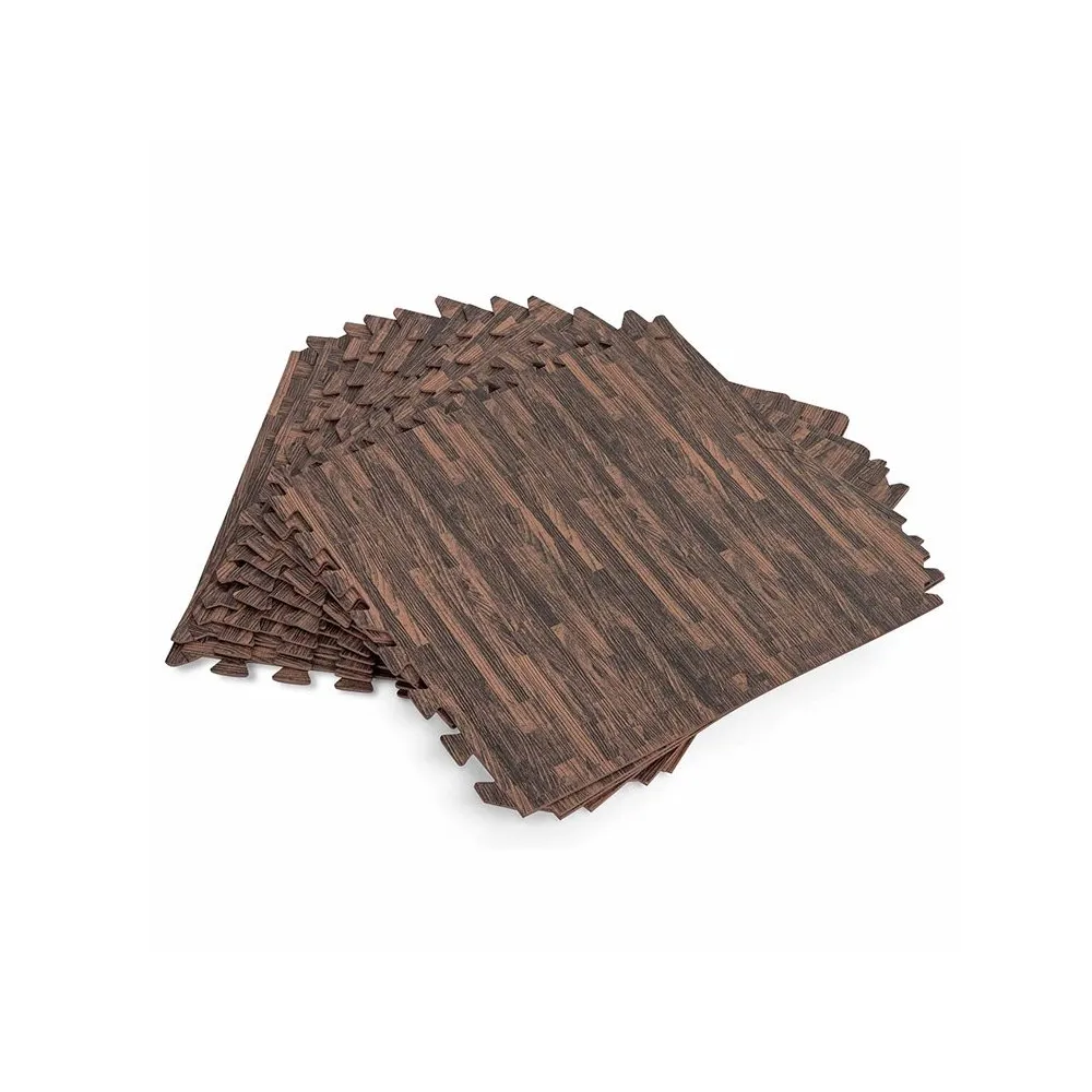 Bestway Suelo Piscina Foam Estilo Madera Retractil 12 Piezas