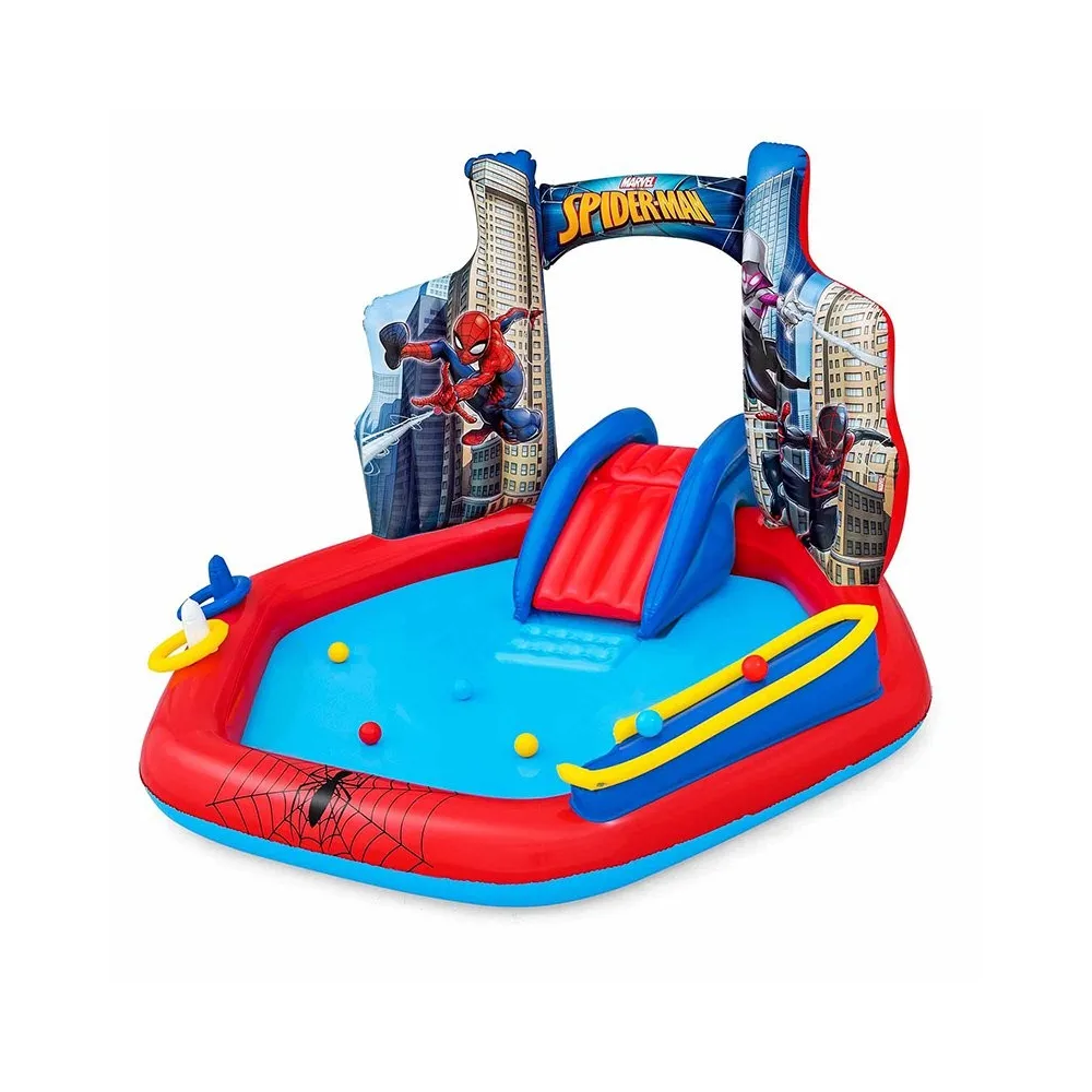 Piscina Hinchable Parque de Juegos Spiderman Bestway