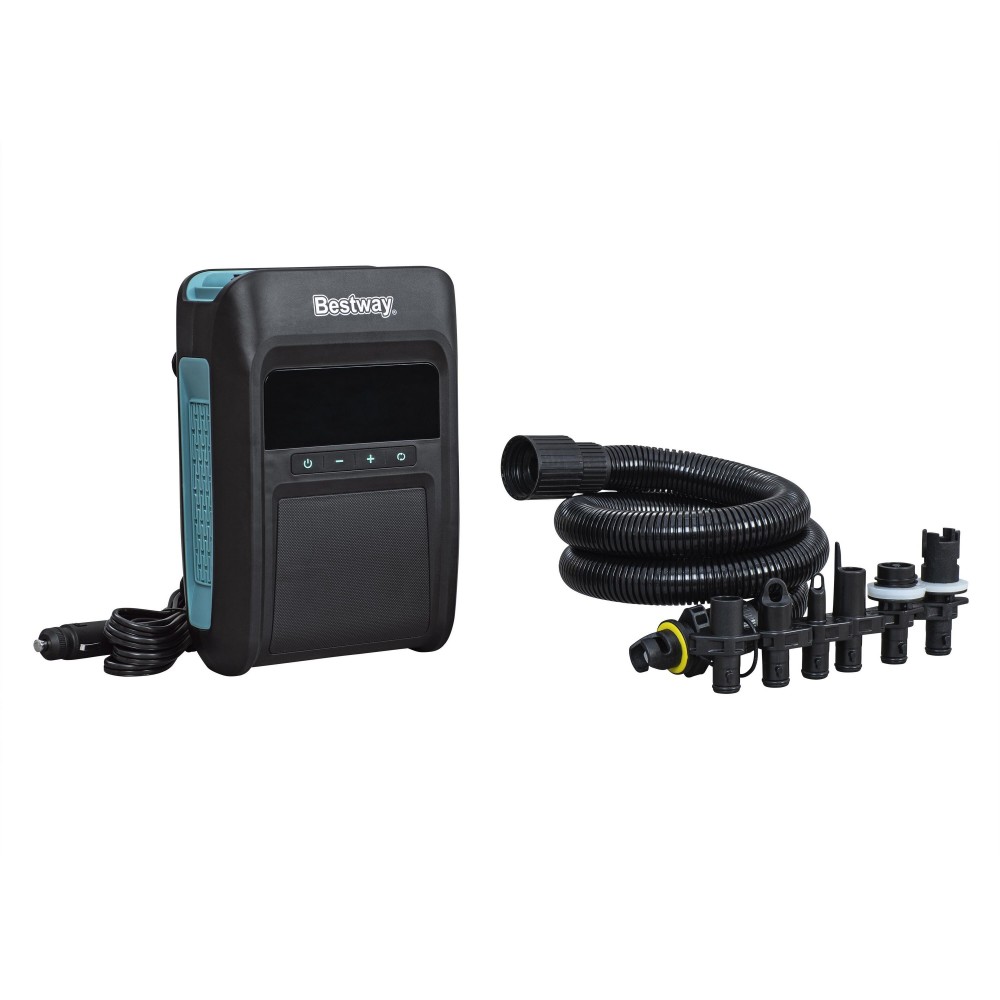 Hinchador Eléctrico Bestway para Coche Presión Máxima 22x16x9 cm