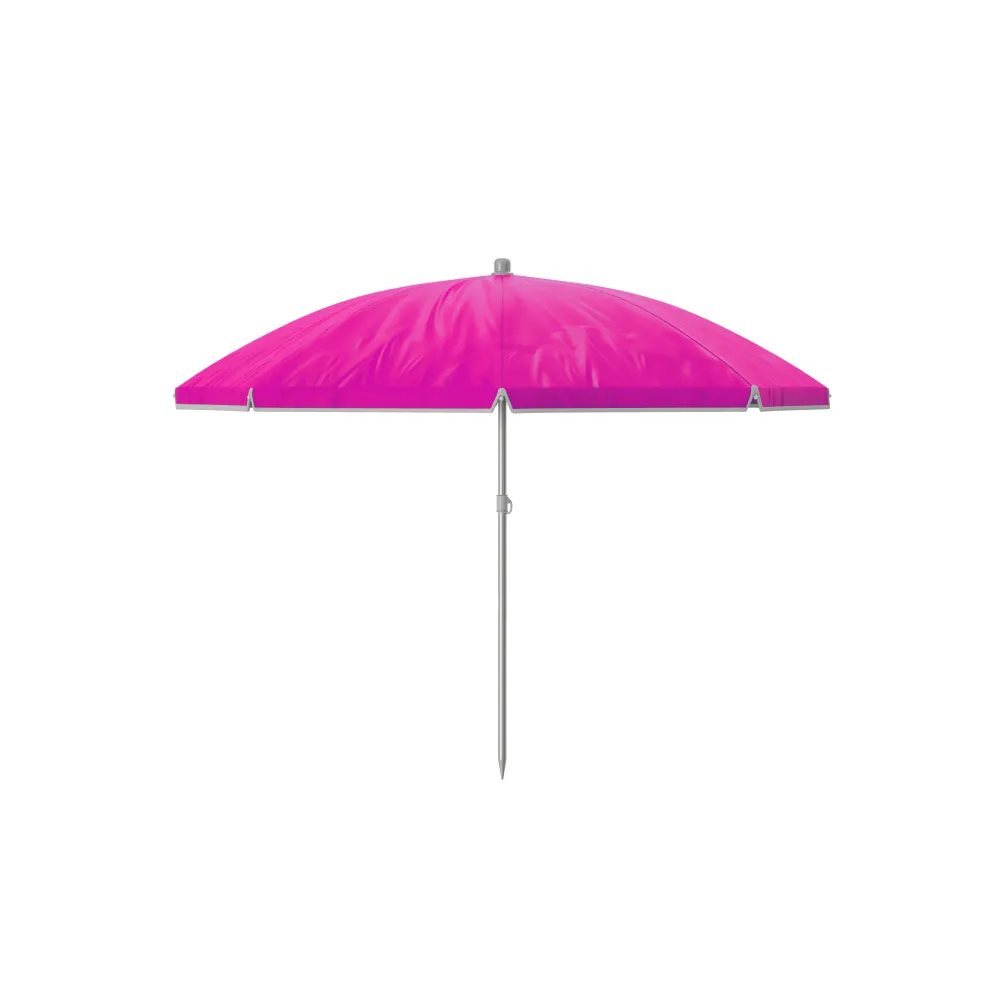 Marbueno Sombrilla Polyester Acero Con Funda Rosa 200 cm