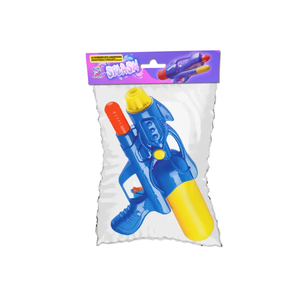 Marbueno Pistola de Agua Plástico Presión de Aire Color Azul