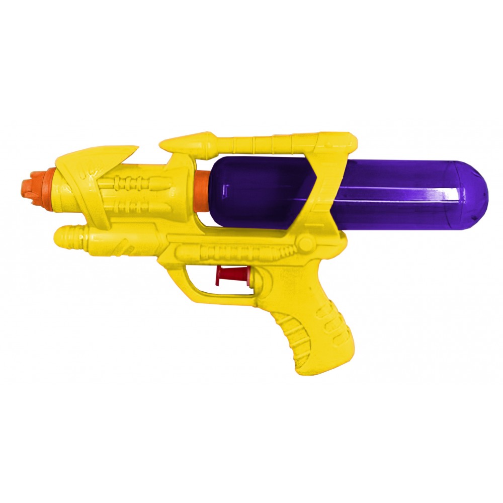 Marbueno Pistola de Agua Plástico Presión Color Amarillo