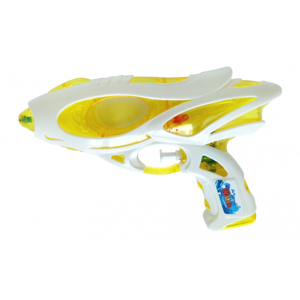 Marbueno pistola de agua plastico presion color amarillo 20,5x13 cm