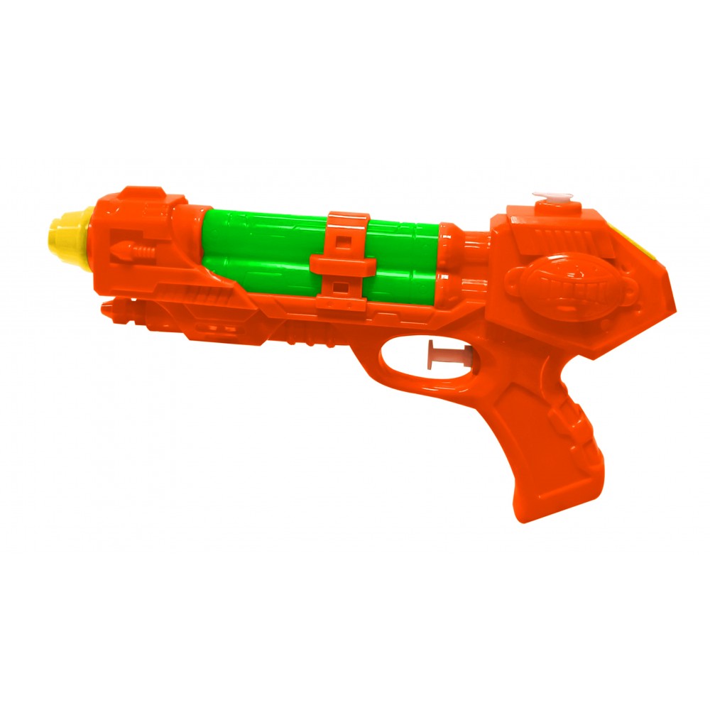 Marbueno pistola de agua plastico presion naranja 23x11 5 cm