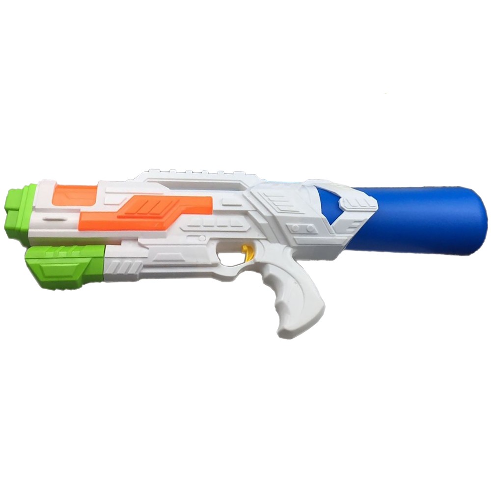 Marbueno Pistola de Agua Plastico Presion Color Blanco 62x25 cm