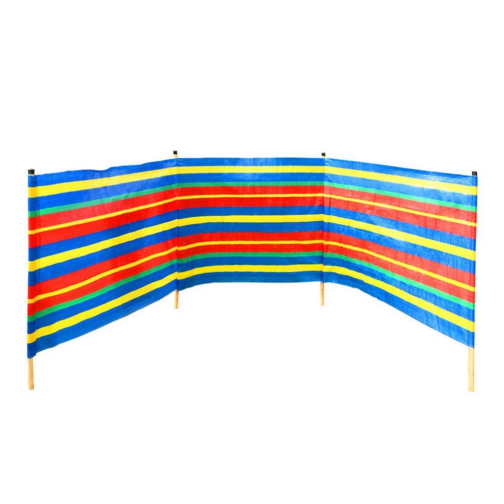Marbueno paraviento 4 palos 300X120 cm Camping y Playa