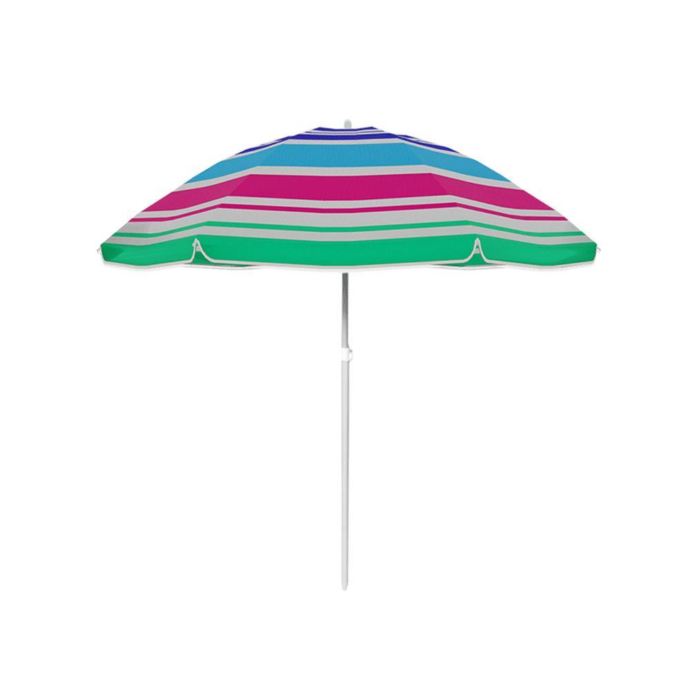 Sombrilla Nylon Acero Color Surtido 160 cm Jardín Playa MARBUENO SUMMER