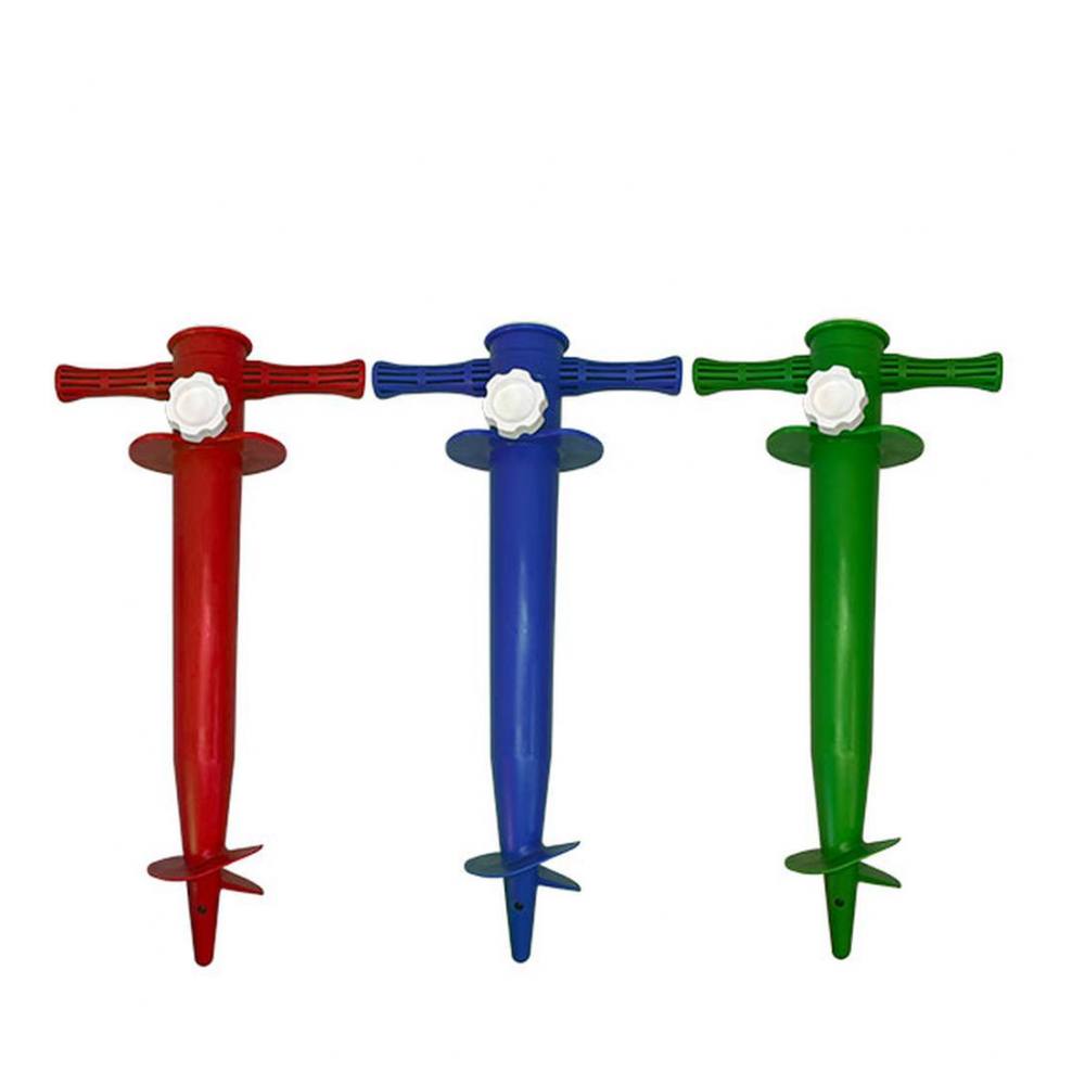 Marbueno Pincho de Parasol Plastico Color Surtido 32x16,5x6,5 Playa