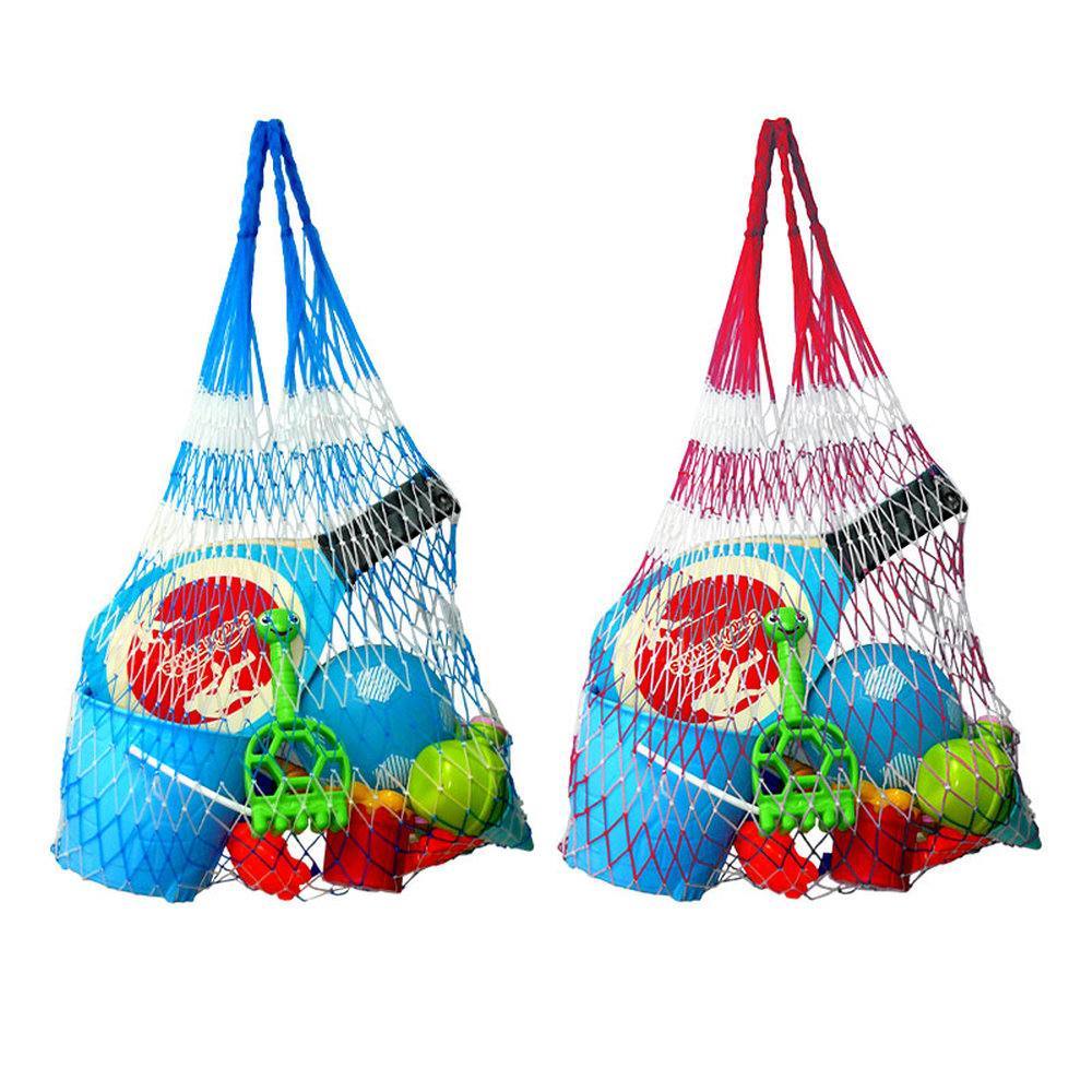 Marbueno Bolsa de Red XL Fibra Sintética Color Surtido 100x65x1 cm