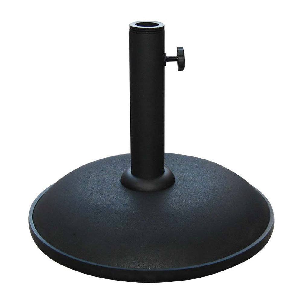 Marbueno Base Sombrilla Redonda Cemento 36x29,5 cm 11KG Negro