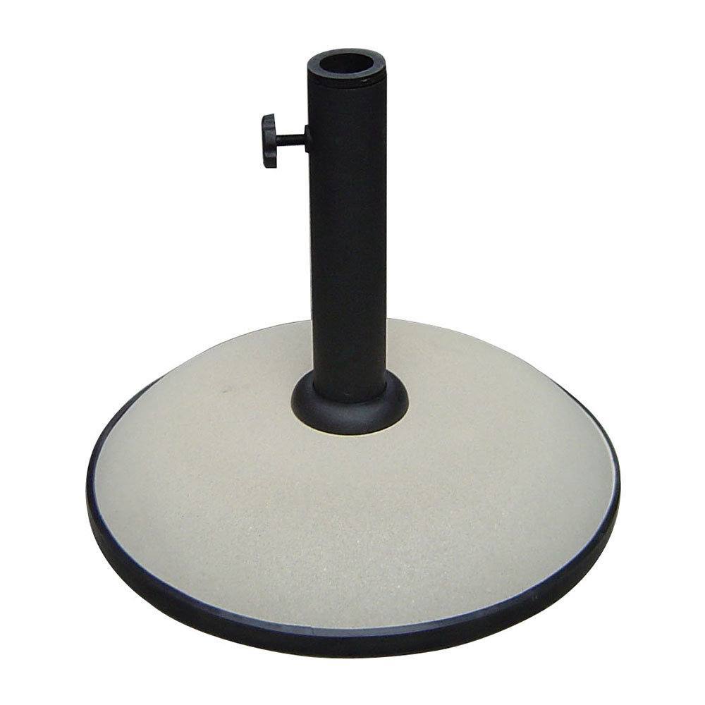 Marbueno Base Sombrilla Redonda Cemento 36x29,5 cm 11KG Blanco