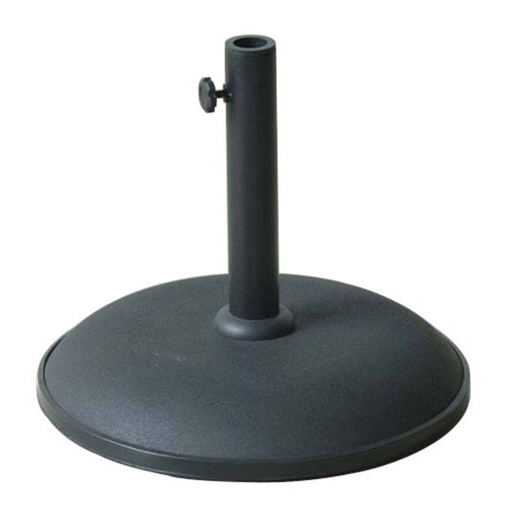 Marbueno Base Sombrilla Redonda Cemento 41,5x35 cm 15KG Negro