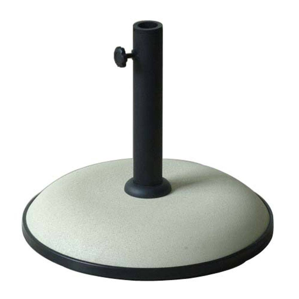 Marbueno Base Sombrilla Redonda Cemento 41,5x35 cm 15KG Blanca