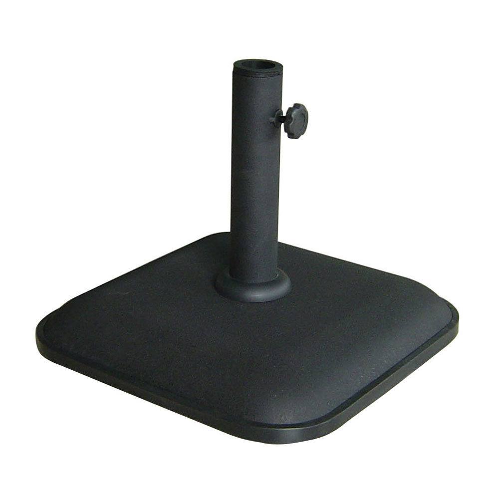 Marbueno Base Sombrilla Cuadrada Cemento Negro Jardin