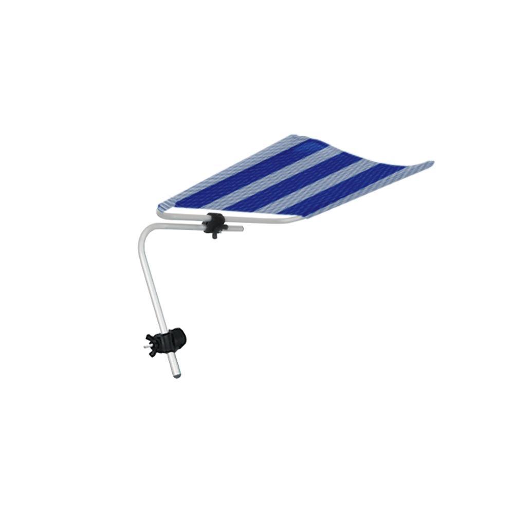 Parasol inclinable Marbueno rayas azules y blancas