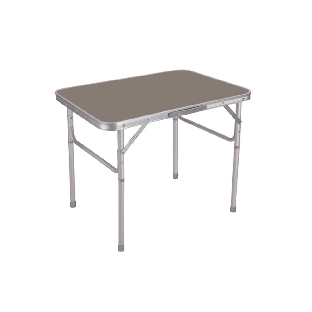 Marbueno mesa plegable marron aluminio camping y playa