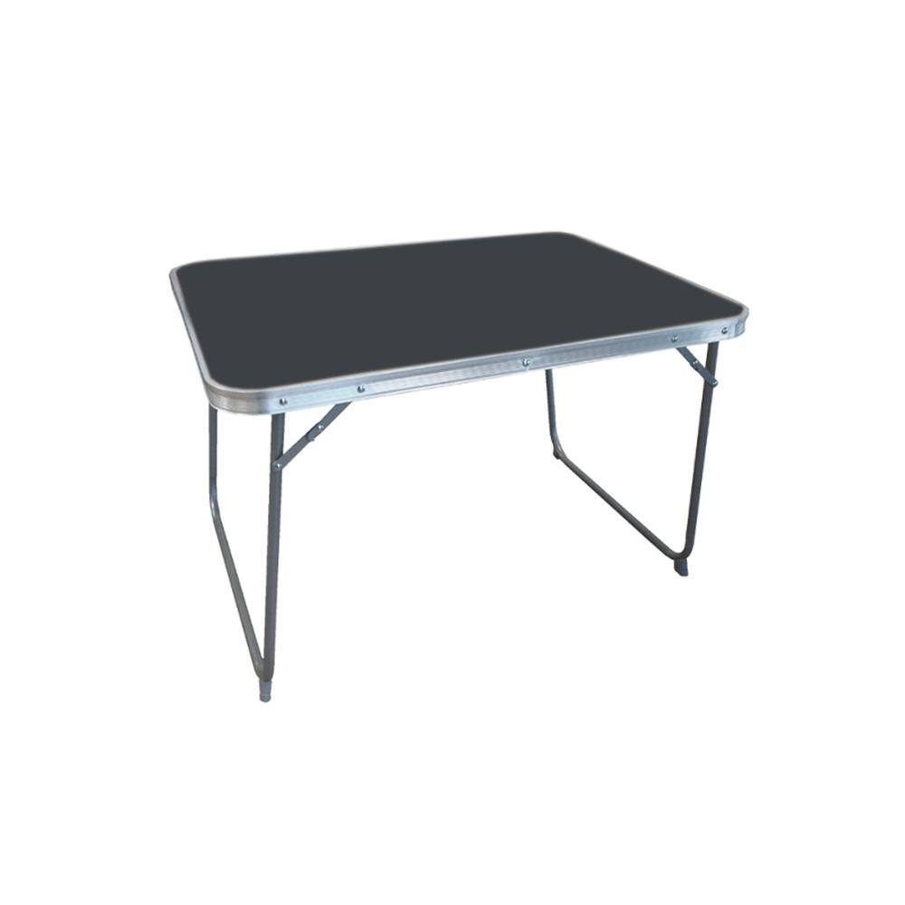 Mesa Plegable Gris Acero 80X60X50 cm Marbueno Summer
