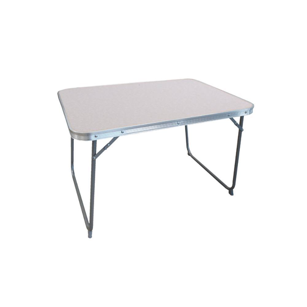 Mesa Plegable Blanco Acero Marbueno 80x60x50 cm