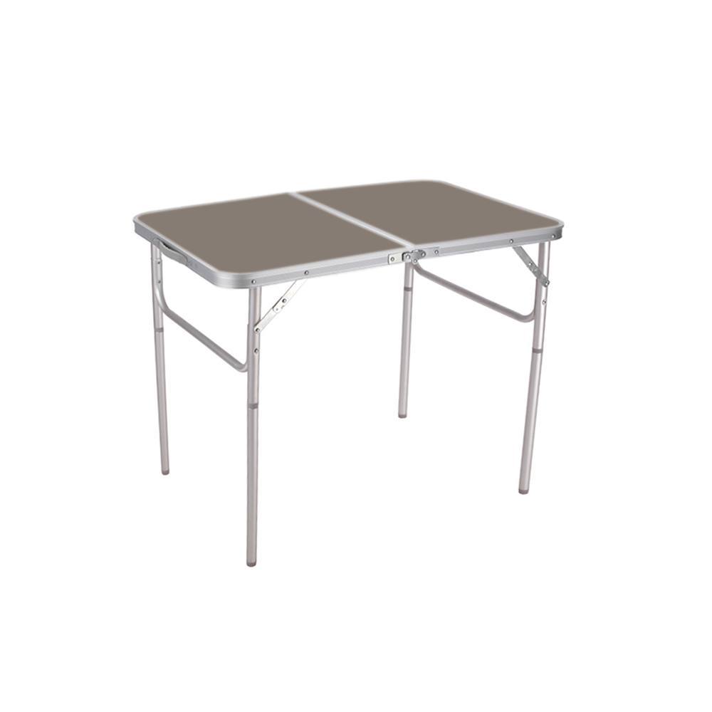 Mesa Plegable Aluminio Marrón Marbueno de 90x60 cm