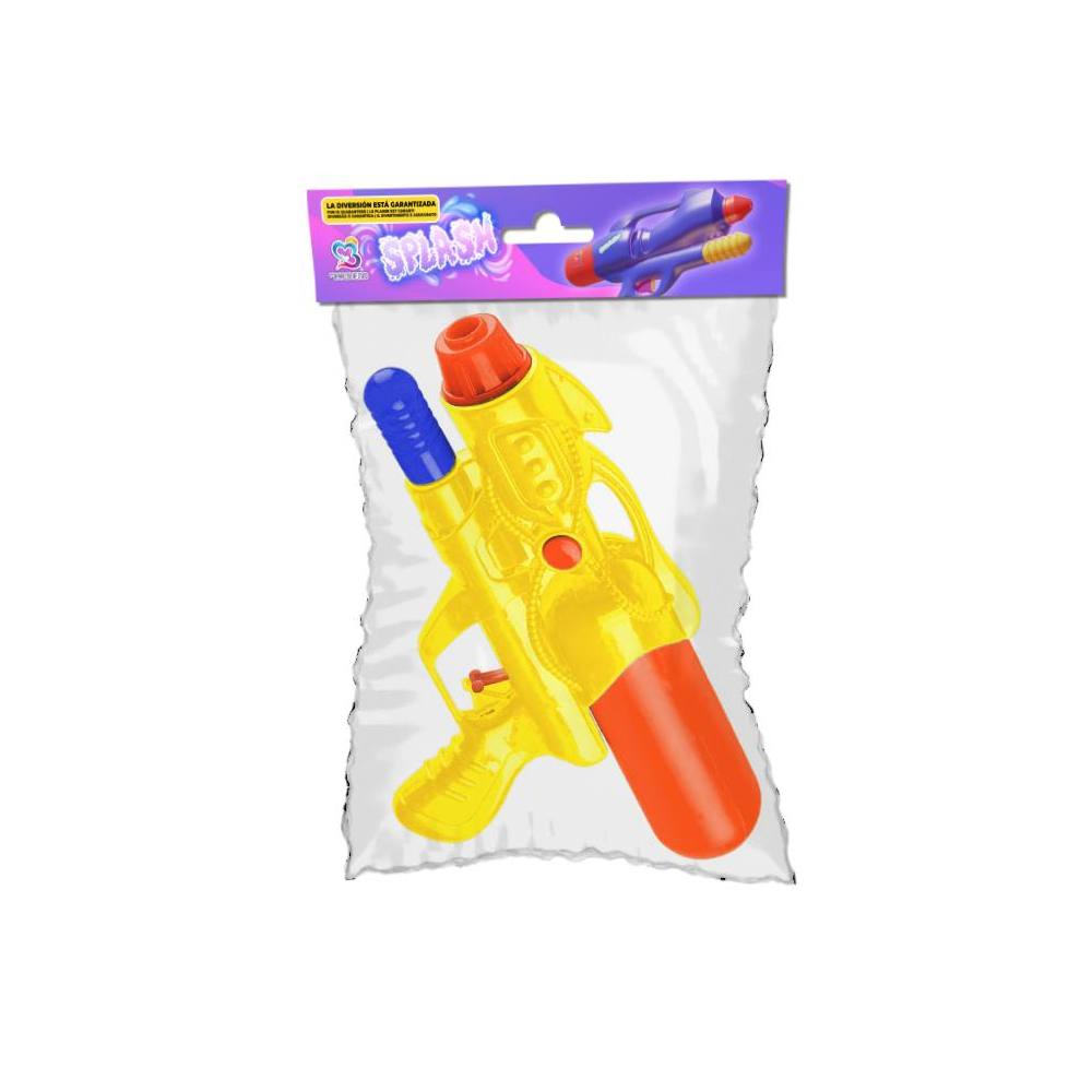 Marbueno pistola de agua plastico presion de aire amarilla