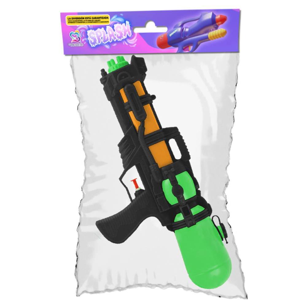 Pistola de Agua Marbueno Plástico Color Negro 38x17 cm