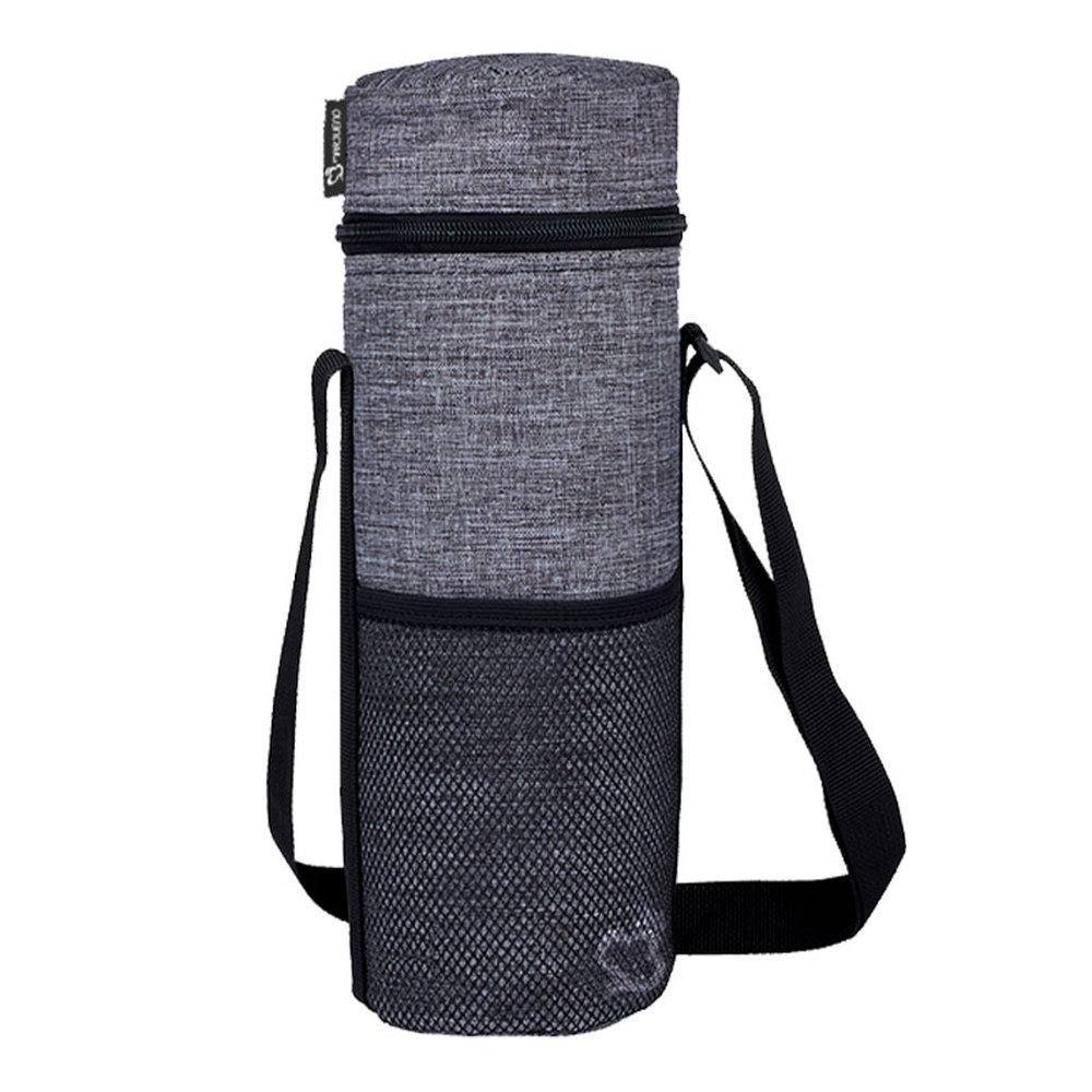 Marbueno Botellera Poliester Color Gris 1,5L 32x10 cm