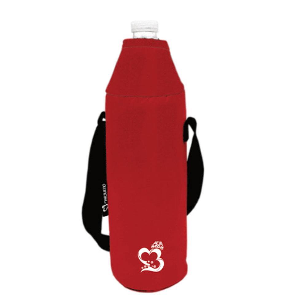 Marbueno Botellero Poliester Color Rojo 05L Camping y Playa