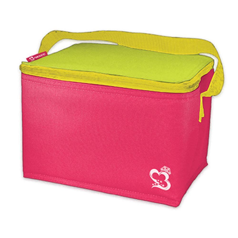 Marbueno nevera poliéster color rosa 22x15x13 cm camping y playa