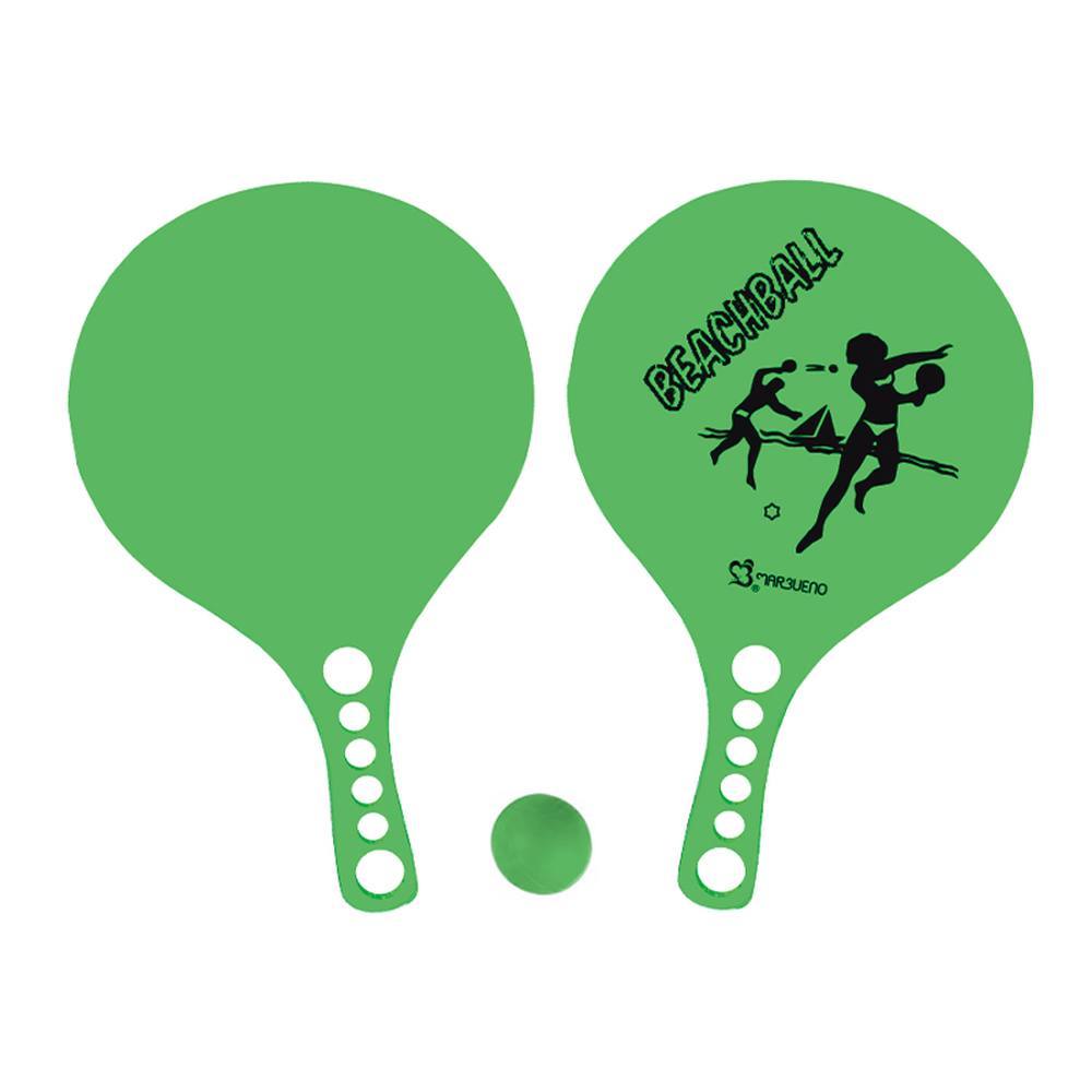 Marbueno Conjunto Palas Color Verde Plastico Beachball Jardin Piscina y Playa