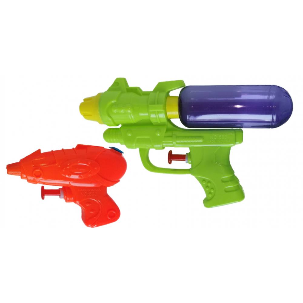 Marbueno Pistola de Agua Plástico Presión Color Verde