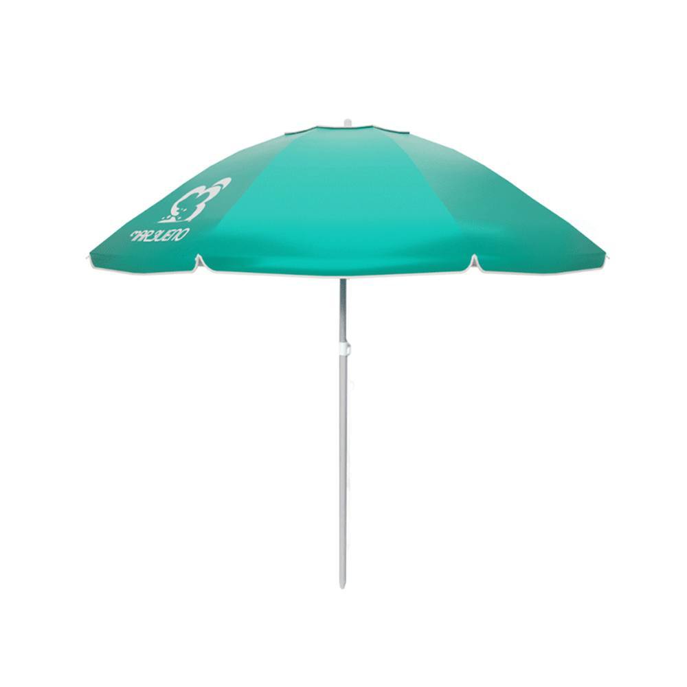 Marbueno Sombrilla Nylon Aluminio Color Verde Claro 180 cm Jardin Piscina y Playa
