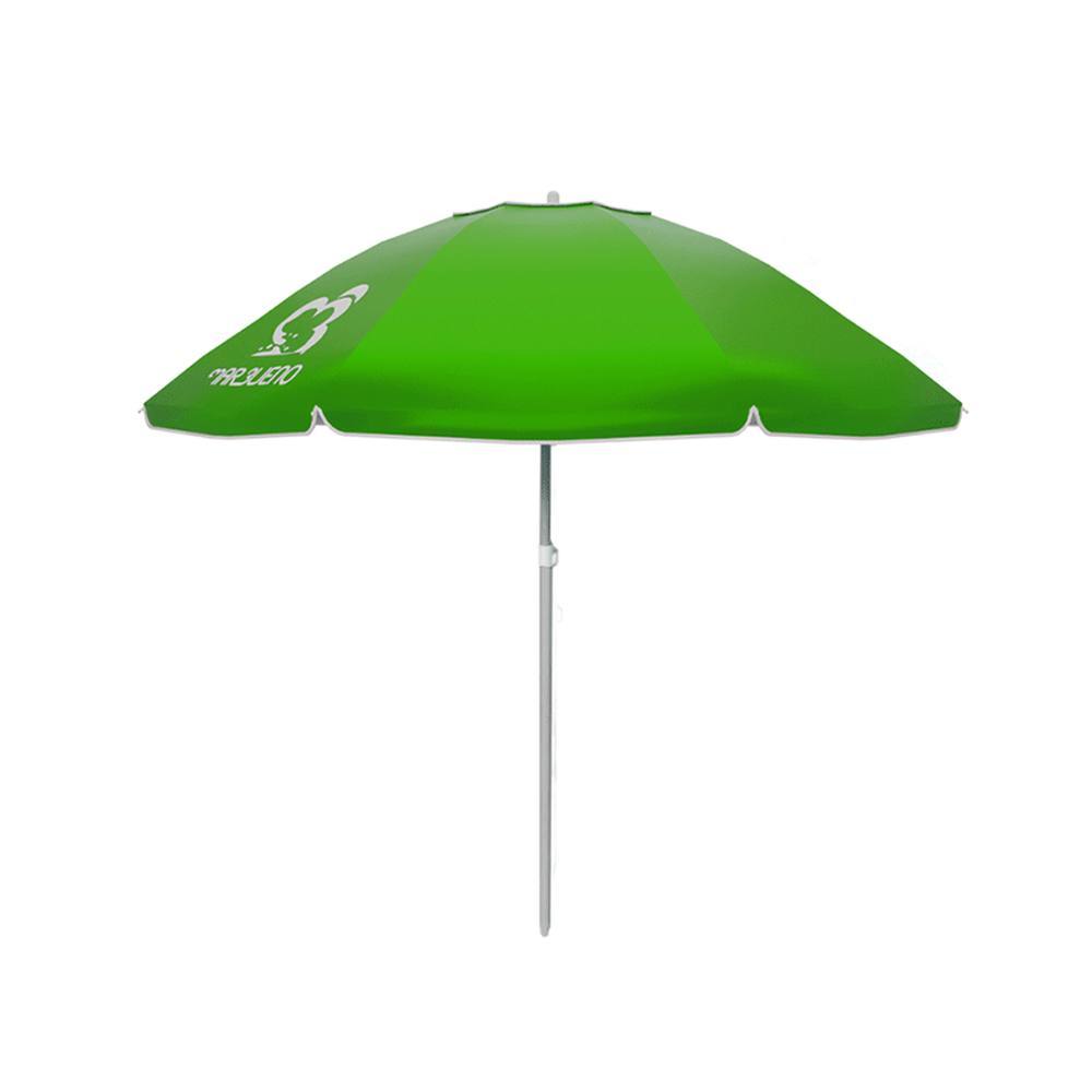 Marbueno Sombrilla Nylon Aluminio Verde Oscuro 220 cm
