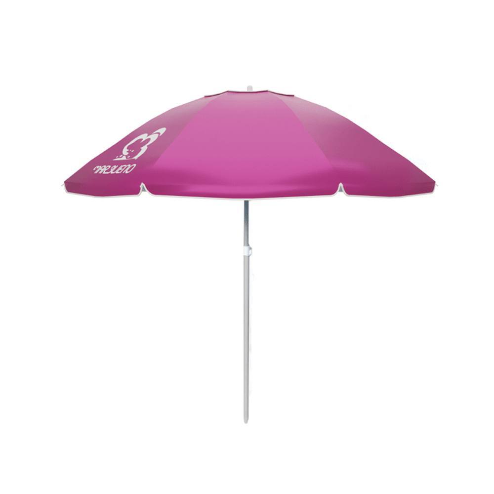Sombrilla Nylon Aluminio Rosa Marbueno 220 cm Jardin