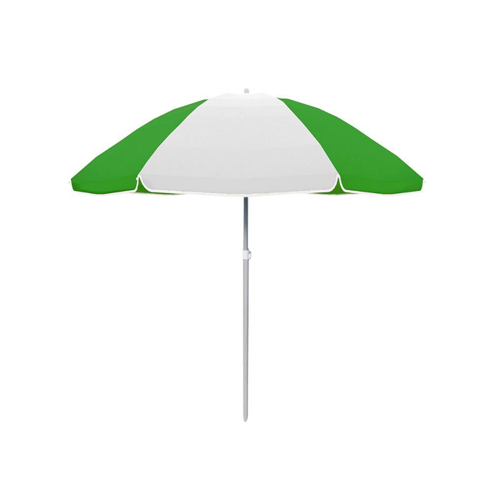 Marbueno Sombrilla Oxford Acero Color Verde 240 cm Jardín