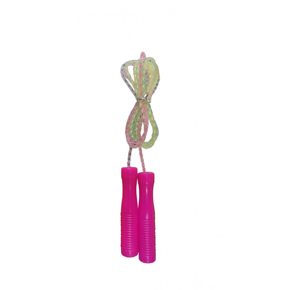 Marbueno Cuerda de Saltar Mango Plastico Color Rosa 4mmx2,5m