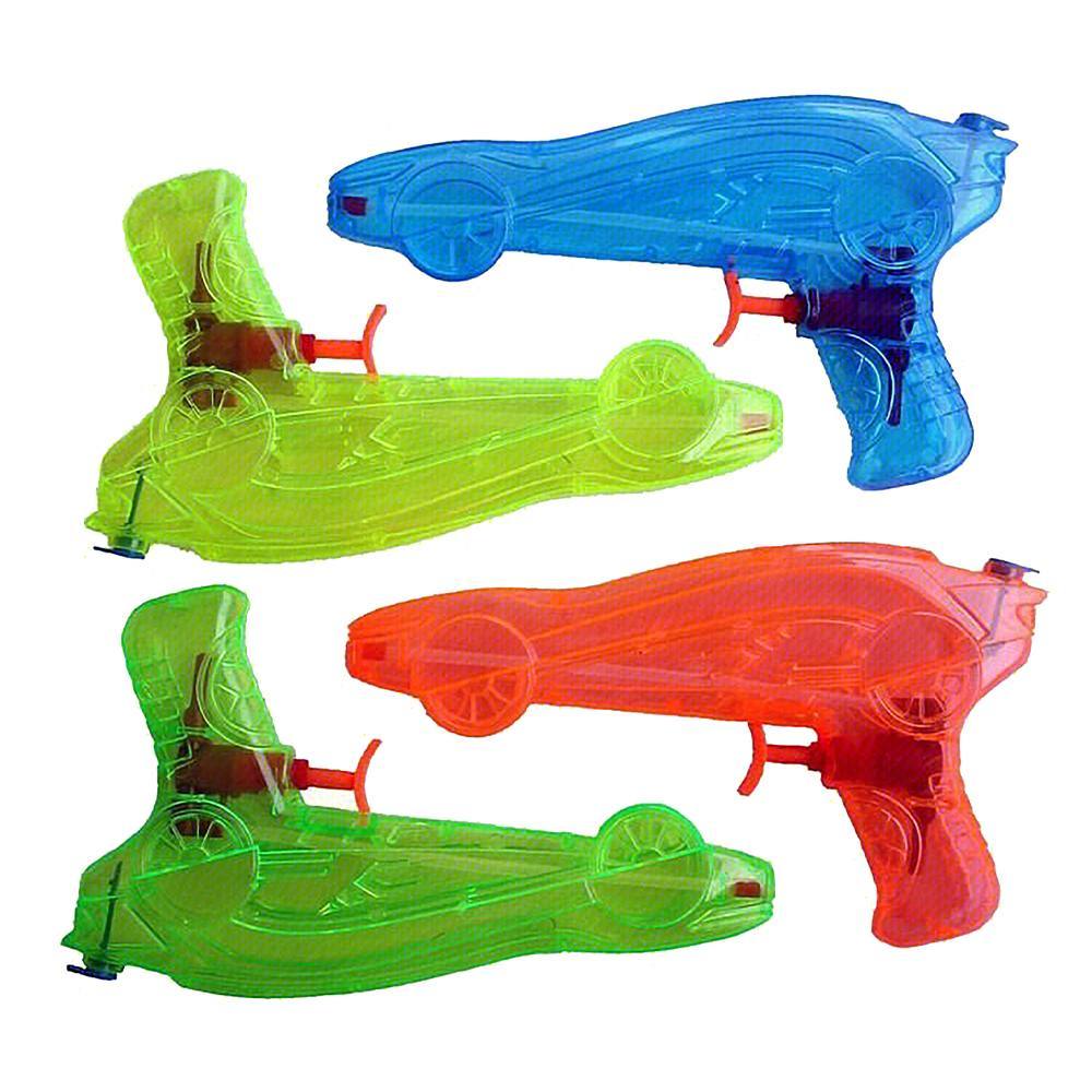 Marbueno Pistola de Agua Plástico Presión Color Surtido para Jardín y Playa