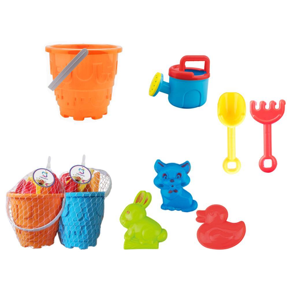 Marbueno Conjunto Cubo de Playa con Accesorios Color Surtido