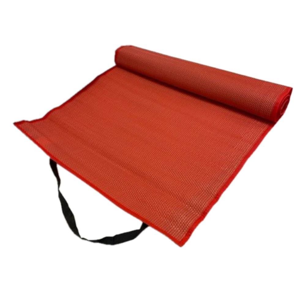 Esterilla Fibra Sintetica Color Rojo 60x180 cm Marbueno Summer