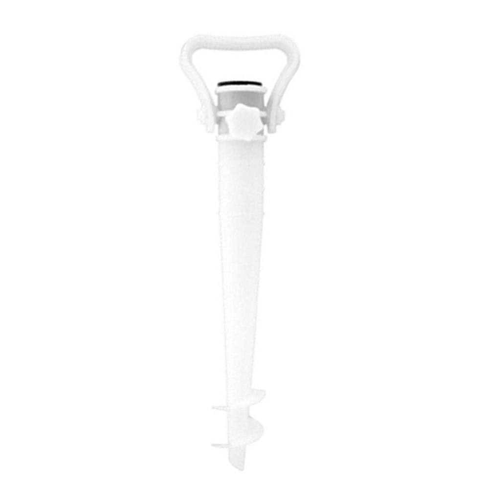 Marbueno Pincho Parasol Plastico Color Blanco 44 cm Jardín